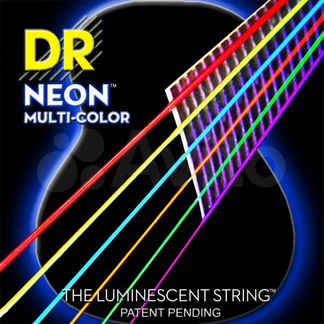 Струны цветные 11-50 DR ncma-11 Neon Multicolor