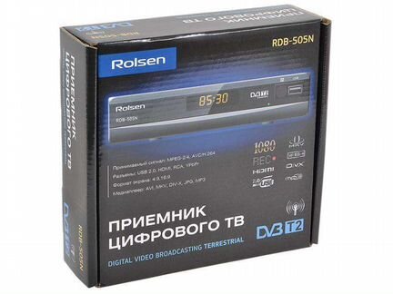 Приставка для цифрового тв Rolsen RDB-505N
