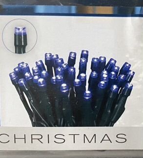 Гирлянда Оби с голубыми огоньками