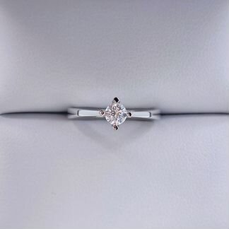 Золотое кольцо с Бриллиантом 0.28Ct