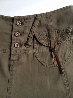 Юбка А-силуэта хаки Tatuum р-р 38