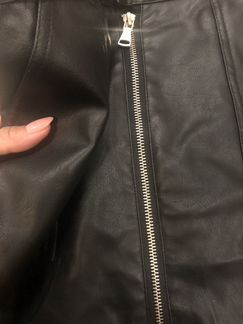 Юбка экокожа