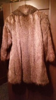 Шуба из енота