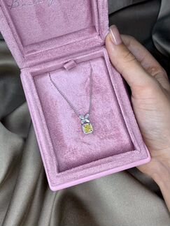 Подвеска с бриллиантом Fancy Yellow / Internally F