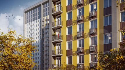 2-к апартаменты, 64.9 м², 17/17 эт.