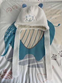 Комбинезон Mothercare 0-3 м + шапочка