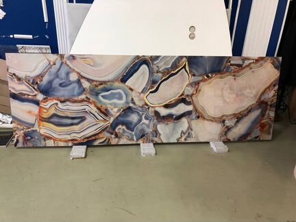 Широкоформатные Allux панели под мрамор