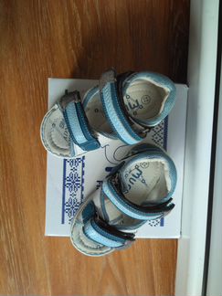 Сандалики детские, кожаные, 22 размер