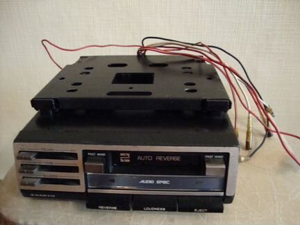 Автокассетник Sanyo. Япония. 1970-ые