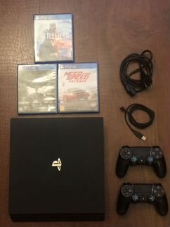Sony PlayStation 4 Pro 1Tb (Черный)