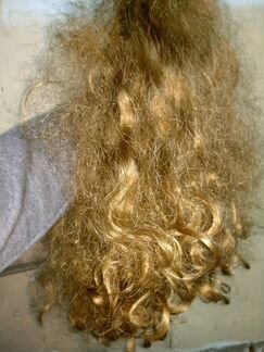 Парик-хвост на заколке