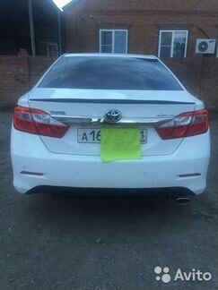 Спойлер Черный глянец Toyota Camry 50 55