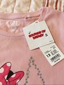 Футболка детская для девочек UniQlo