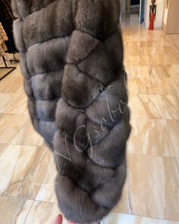 Шуба из баргузинского соболя, седина 2