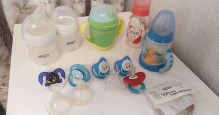 Бутылочки поильники соски Авент
