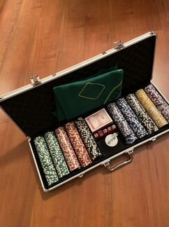 Покерный набор 500 фишек
