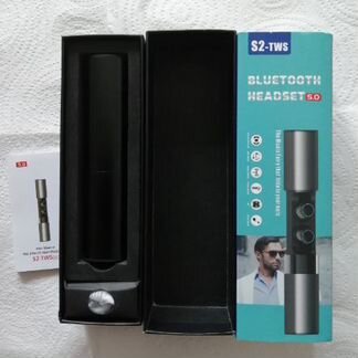 Беспроводные наушники S2-TWS цвет чёрный