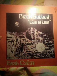 Виниловая пластинка Блэк Сэбэт Live AT last