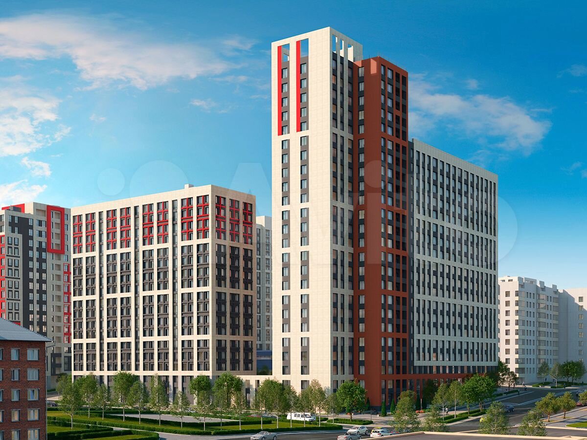 1-к квартира, 43 м², 2/19 эт.