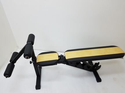 Скамья Orion Sportlim Lite Yellow + Упор для пресс