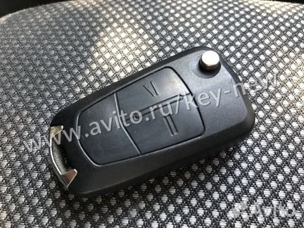 Корпус ключа Opel Astra H две кнопки выкидной