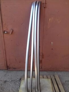 Рейлинги Мерседес glс хром с царапками оригинал н