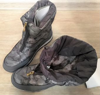 Дутики полусапожки молния спереди 38 - 39 р