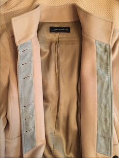 Женское шерстяное пальто Zara