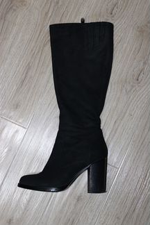 Замшевые осенние сапоги терволина 35 размера