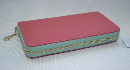 Новый, удобный кожаный кошелек, клатч в коробке