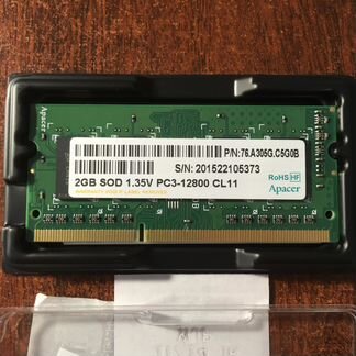 Новая оперативная память DDR3 для ноутбука 2GB