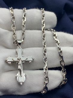 Золотая цепь с крестом