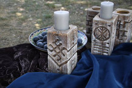 Новогодние подсвечники. Дерево