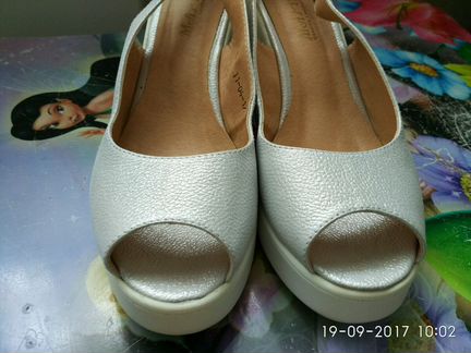 Туфли кожаные 25,5-26 см