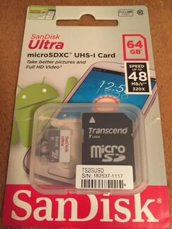 Ultra microsdxc Class 10 UHS Class 1 30MB/s 64GB