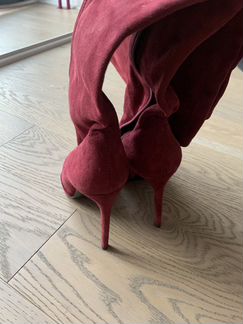 Сапоги ботфорты Замшевые vivendi