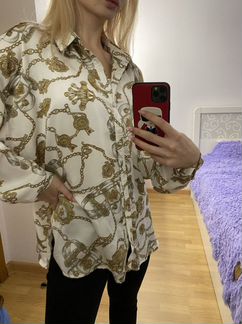 Блузка с цепями