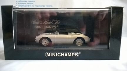Minichamps Porsche 550 Spyder - 1955 - Silver