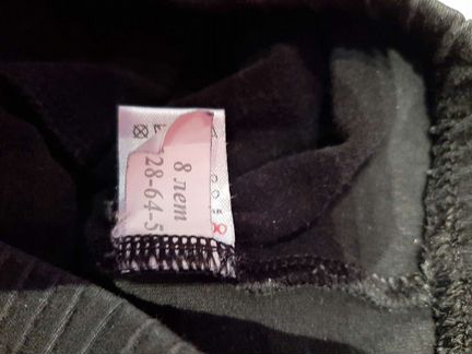 Купальник гимнастический 128 см и легинсы