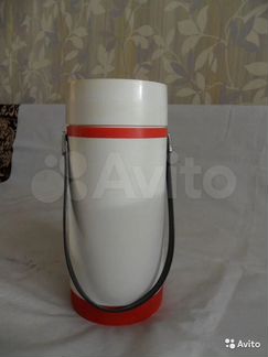 Термос 1.2 л. СССР с ручкой ремнем