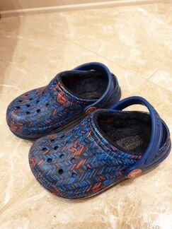 Утеплённые сандалии crocs с7 (24р-р, 14см)