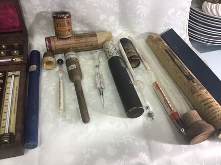 Антиквариат спиртометр ареометров винометры