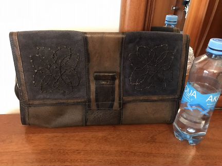 Клатч новый натуральная кожа