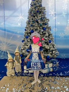 Карнавальный костюм Снегурочка 122-128