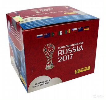 Panini Кубок Конфедераций 2017 журнал +50пакетиков