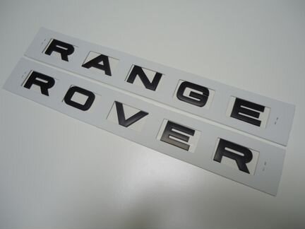 Range rover sport vogue evoque буквы черные эмблем