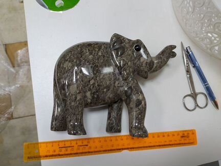 Фигурка Слон Большой из натурального камня