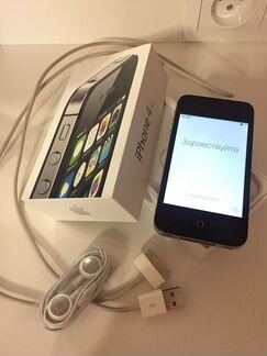 iPhone 4S Все работает + зарядка оригинальная