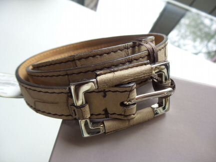 Новый кожаный пояс Ermanno Scervino