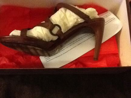 Сабо на каблуке bally